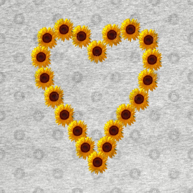 Sunflower Heart by ellenhenryart